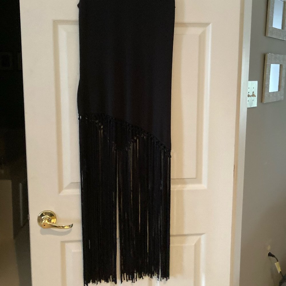 sexy fringed dress sz P